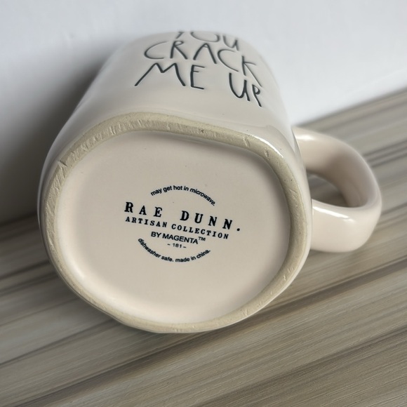 Rae Dunn You Crack me Up Double Sided Nutcracker 2023 mug with green interior - Picture 6 of 6